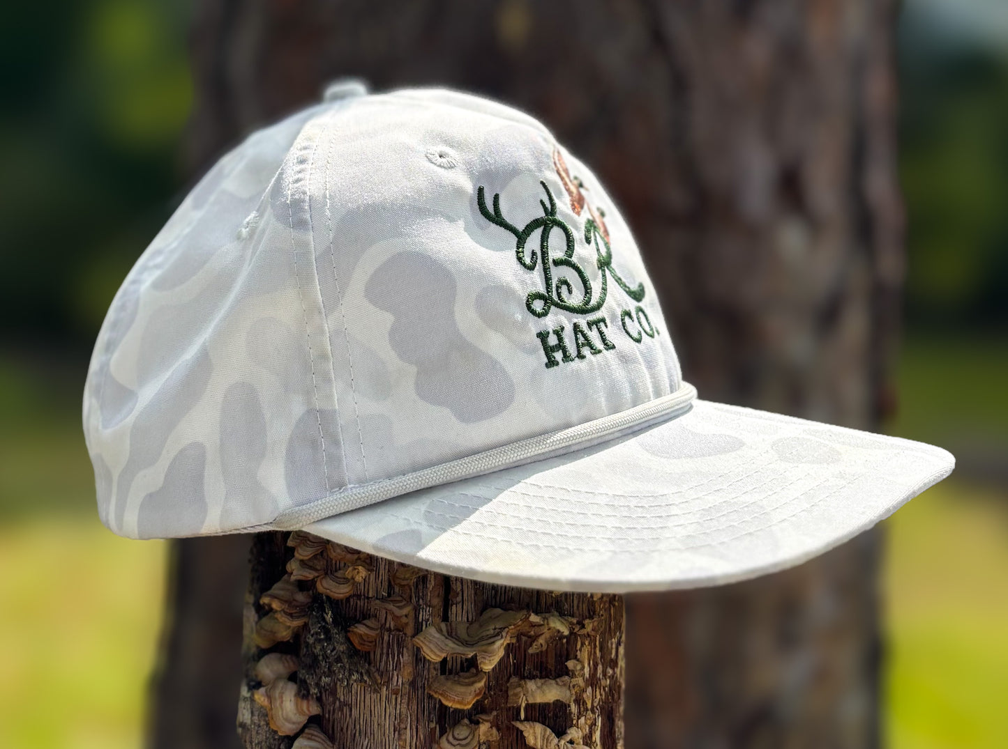 White Camo B&R Hat